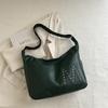 Moda Bolso de Hombro Nuevo Bolso Tote de Gran Capacidad Remache Estudiante Clase Trabajo Viajero Bolso Escolar 2025 Verano Mujer
