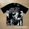 25 Venta al por mayor transfronteriza Tendencia de Belleza Emoción Mixta Serie de Diamantes Calientes Camisetas Sueltas de Manga Corta High Street Hip-Hop para Hombres y Mujeres en