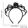 Diadema de Araña para Halloween para Adultos y Niños, Ambiente de Fiesta, Accesorios de Decoración para Fotos, Diadema de Araña con Bola de Felpa, Adorno para la Cabeza