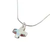 Joyería Transfronteriza Chapada en Cobre con Plata 925 40-75cm Colgante de Cruz Corta Collar Hueso de Serpiente Temu Xiyin Tk Venta Caliente