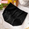 Cintura alta roupas íntimas femininas virilha antibacteriana Traceless quadril respirável algodão barriga grande tamanho calças femininas cuecas shorts