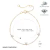 Fábrica Fuente Mayorista de Pulseras de Plata de Ley S925, Completamente Incrustadas con Diamantes, Pulsera de Cadena Fina de Estrella de Cinco Puntas, Exclusivamente para Ventas Transfronterizas, En Stock