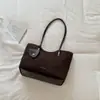 Bolsa Tote Casual Simples Shuai Mijia 2026 Nova Grande Capacidade para o Dia a Dia Estilo Coreano Moda Tendência Retrô Bolsa de Ombro