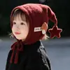 Gorro para Bebé para Otoño e Invierno, Cálido y Grueso de Punto con Protección para las Orejas de Elfo, Lindo Gorro de Lana a Prueba de Viento para Niños y Niñas, Estilo Coreano