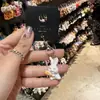 Estilo Coreano Fofo Desenho Animado Veludo Acessórios para Joias Pingente de Pato Miniatura Animal Ornaments Pingente de Chaveiro Boneca