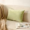 Almohada de terciopelo mate de color sólido funda de almohada para sofá al por mayor cojín para siesta de oficina hogar simple cojín liso