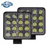 Luz de trabalho LED para carro HAIZG, 4 polegadas, 48W, luz quadrada de flash, farol de modificação de carro, holofote, luz para veículo off-road