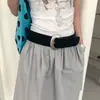 Cinturón ancho de gamuza esmerilada vintage para mujer, estilo nicho de alta gama, adecuado para combinar con faldas y jeans, adelgazante y definidor de cintura