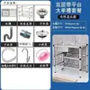 Fregadero de Acero Inoxidable Individual para Cocina con Base de Piso y Área de Operación en Encimera para Uso Doméstico