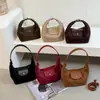 Bolsa de Hombro Casual Simple Estilo Coreano Bolsa Dumpling para Mujer 2026 Nuevo Otoño Temperamento Elegante para el Trabajo Individual Hombro Bolsa Dumpling