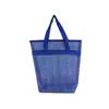 Bolsa de Compras Personalizada por Sublimación y Tampografía en Guangzhou Chaleco Estilo Plegable Bolsa de Poliéster Nylon Azul Bolsa de Tela Ecológica