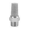 Válvula Solenoide Neumática Silenciador Acero Inoxidable 304 Cabeza Larga/Cabeza Plana 1/2 Conector Silenciador Reducción de Ruido
