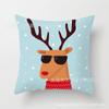 Regalo de Año Nuevo Navidad almohada de peluche de dibujos animados cojín de sofá respaldo de cabecera nueva y linda funda de cojín lumbar sin relleno