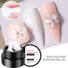 Gel para extensión de uñas en lata, esculpido y modelado sólido, sin necesidad de forma de papel, no pegajoso, parches de extensión de uñas rápidos