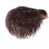 Pieza Superior de Reemplazo de Cabello para Cabello Corto y Rizado, Pieza de Reemplazo para Permanente de Maíz, Pieza de Peluca para Madres de Mediana Edad y Mayores, Pieza Superior de Cabello Real para Mujer para Cubrir Canas