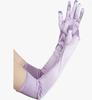 Luvas de Cetim Elástico Cetim Cosplay Femininas Halloween Luvas de Jantar Sexy Performance Luvas de Casamento Veludo