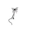 Cool Sa Nuevo Broche de Circonita con Borla de Mariposa para Mujer Exquisito de Alta Gama Ins Sentido del Diseño Nicho Accesorios Corsage para Traje
