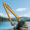 Brazo de extensión de excavadora, brazo de demolición de excavadora, brazo grande y pequeño, kit de miniexcavadora brazo largo de excavadora de 18 m