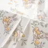Tecido leve 140g 100% algodão, malha de um lado só, tecido de um lado só com estampa de desenho animado em algodão puro, tecido para têxteis de casa para bebês e crianças Classe A
