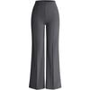Pantalones anchos elegantes de cintura alta, sueltos, informales, de otoño, para mujer, de Amazon AliExpress, europeos y americanos, con pierna recta.