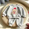 Conjunto Masculino de Outono Início Comércio Exterior Estiloso Novo Infantil Primavera e Outono Moletom Bonito e Calça de Moletom Estilo Coreano Conjunto Casual de Duas Peças