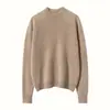 Suéter de Tricô Cashmere Colorido com Bolinhas, Novo Estilo Outono e Inverno, Suéter Quente de Inverno, Blusa de Base Pulôver para Outono e Inverno