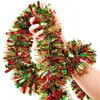 Decorações Populares de Natal: Fitas Verdes, Fitas Vermelhas, Douradas, Prateadas, Azuis, Lantejoulas para Festas de Feriado