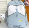 Nova Mochila Estudantil de Ensino Médio Mochila de Viagem de Grande Capacidade Mochila Simples e Moderna para Estudantes Universitários Bolsa Casual com Bloco de Cores