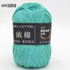 Yi Algodón 4 Hebras Algodón Leche Grosor Medio Lana Bouquet Manta Chal Bufanda Ganchillo DIY Tejido a Mano Bolsa de Materiales