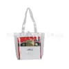 Bolsa de Ombro Casual Simples Nova em PVC Feminina Bolsa de Mão Transparente em PVC Bolsa de Compras em PVC à Prova d'Água Proteção Ambiental