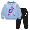 Conjunto de Ropa Infantil Transfronterizo Nuevo Primavera y Otoño 2026: Conjunto de Dos Piezas de Sudadera y Pantalón Largo para Niños, Atuendo de Algodón de Manga Larga para Bebé de Exportación