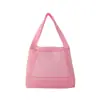 Nova Bolsa de Maquiagem Portátil Estilo 2024, Bolsa de Armazenamento em Rede de Nylon, Necessaire de Banheiro, Bolsa de Praia