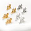 Pendientes barrocos irregulares con baño de cobre de 14k y color oro auténtico que conservan su forma, pendientes colgantes individuales, accesorios para pendientes.