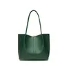 Bolsa Tote Grande Capacidade Feminina 2025 para o Trabalho Casual Bolsa Grande Capacidade Sogra Estilo Coreano Retro Bolsa Tote de Ombro