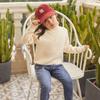 Suéter para niñas, otoño e invierno de 2025, nuevo, forrado de vellón, engrosado, de color sólido, camisa base para mujeres y niños, de una pieza, de terciopelo, combina con todo, estilo occidental.