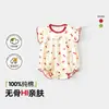 Ropa de Bebé Verano Mameluco para Bebé Mono Mameluco Triangular Algodón Puro Delgado Manga Corta Atuendo de Verano Traje para Gatear Pijama