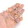 Hebilla de Conexión de Acero Inoxidable Corazón Pequeño Estrella de Cinco Puntas Ovalada Rectangular Galvanizado Conservante del Color Accesorios para Pulsera Collar DIY