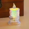 Luz de Vela Electrónica Mini LED, Luz de Atmósfera Romántica Simulada, Regalos de Halloween y Navidad, Suministro Transfronterizo