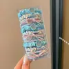 Gomas para el pelo de niños, nuevo estilo 2026, con diseño de lazo, bandas elásticas para el pelo para niñas, suaves con el pelo, alta elasticidad, círculos para coleta, accesorios para el pelo