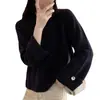 Suéter suelto de estilo coreano para mujer, suave y encerado, para otoño e invierno, nuevo, combina con todo, estilo holgado, elegante, suéter de cuello redondo.