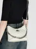 Bolsa Feminina de Couro Genuíno 2026 Novo Modelo Couro Bovino de Primeira Camada Pequena Bolsa de Corrente Estilo Chanel Fashionável Tendência Bolsa de Ombro Transversal de Alta Qualidade
