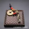 Llavero Colgante Ruyi de Latón Flor Fugui Ruyi Adornos Pequeños de Escritorio Coche Pequeño Colgante Pequeños Regalos