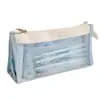 Bolsa de Lápices de Malla Transparente para Examen Casual Gran Capacidad Multicapa Almacenamiento de Papelería Caja Especial para Papelería Bolsa de Lápices para Estudiante de Secundaria