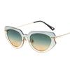 Nuevo Set de Color Metálico Gafas de Sol Modernas para Hombre y Mujer Tendencia Transfronteriza D Hogar Pasarela Gafas de Sol Personalizadas 2215