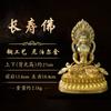 Loto Dorado Morado Trabajador Tibetano Nepalí Tíbet Budista de la Longevidad Tántrico de Tíbet Cobre Puro Tallado a Mano