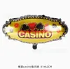 Novo Dado Quadrado Forma de Poker Bola 4D Onda Ponto Peneira Festa Prom Bar KTV Decoração Balão de Filme de Alumínio