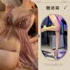 Aifei roupa íntima sexy pijama sexy tentação peito fendido alça oca perspectiva camisola francesa atacado 1026