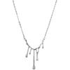 Collar de Lava con Gota de Agua de Estilo Nuevo Distintivo para Mujer, Lujo Ligero Nicho ins Trendy Estilo Frío Hip Hop Cadena para Suéter Accesorios Spice Girl
