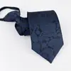 Corbata sin nudo con cremallera Shaoxing Shengzhou Alto Nivel 8CM Hombre 7cm Negocios Vestir Casual Azul Rojo Negro