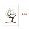 Árbol de Huellas Dactilares para Boda Occidental Árbol de Firma de Huellas Dactilares Creativo Personalidad Árbol de Amor Firma de Invitados QDH-15